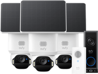 Eufy SoloCam E42 3-Pack + Video Doorbell E340 + Chime