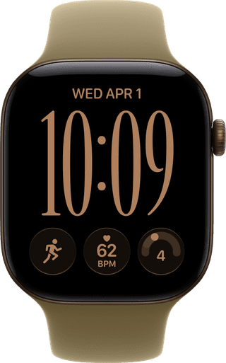 Apple Watch Series 12 Cellular 46 mm Bronze Sombre Bracelet Sport M/L
