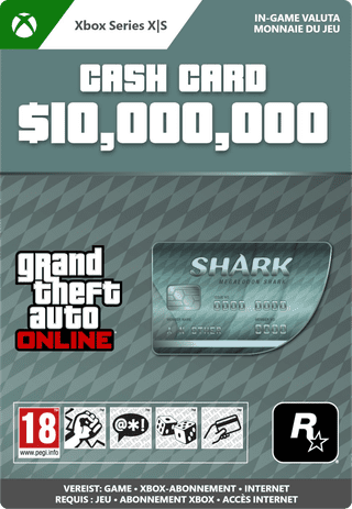 GTA Online: Megalodon Shark Cash Card Xbox Series X|S - Digitaal