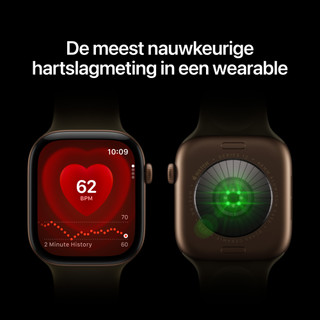 Apple Watch Series 12 42mm Zwart Sportband S/M