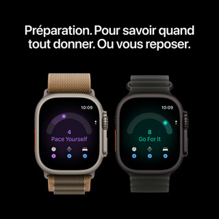 Apple Watch Ultra 4 Cellular 49 mm Noir Boucle Alpine L
