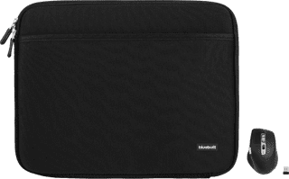 BlueBuilt Laptophoes breedte 40 cm 17 inch Zwart + Maximus Muis
