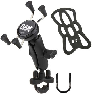 RAM Mounts U-Bolt Phone Mount Motorcycle Handlebar Small