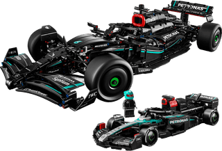 LEGO Mercedes F1 racewagens duo