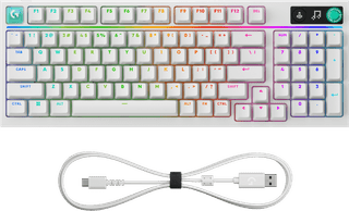 Logitech G316 X 98 Bedrade Gaming Toetsenbord Azerty Wit