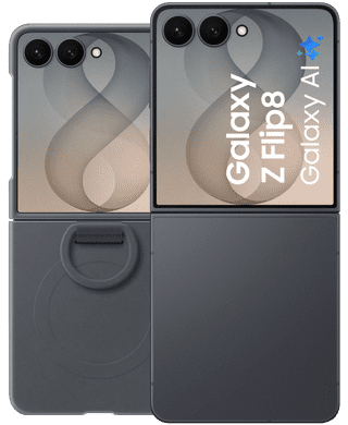 Samsung Galaxy Z Flip 8 256GB Black 5G + Silicone Back Cover with Magnet Black