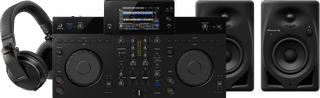 Alpha Theta XDJ-AN + Pioneer DJ DM-40D-BT + Pioneer DJ HDJ-X5