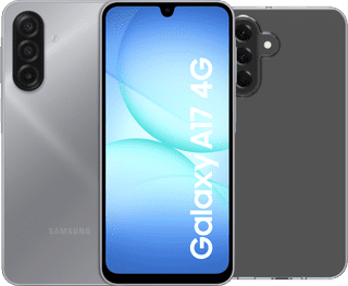 Samsung Galaxy A17 128GB Gray 4G + BlueBuilt Back Cover Transparent