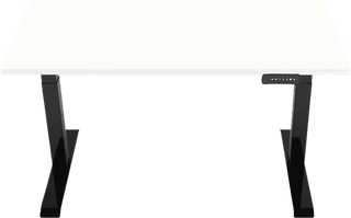 Euroseats Electric Sit-Stand Desk 140x80 Black/White