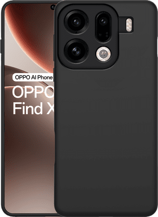 Just in Case Soft Design OPPO Find X9 Pro Back Cover Black