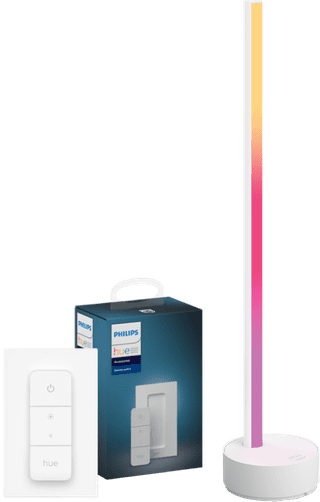 Philips Hue Gradient Signe White and Color Tafellamp Wit + Dimmer