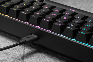 Corsair K65 RGB Mini Mechanical Gaming Keyboard Cherry MX Red AZERTY