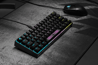 Corsair K65 RGB Mini Mechanical Gaming Keyboard Cherry MX Red AZERTY