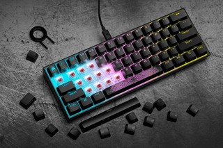 Corsair K65 RGB Mini Mechanical Gaming Keyboard Cherry MX Red AZERTY