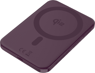 BlueBuilt Batterie Externe Sans Fil avec Qi2 et MagSafe 5000 mAh avec Charge Rapide 20 Watts Rouge