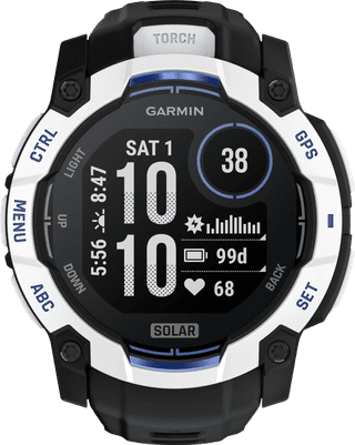 Garmin Instinct 3 Solar Blanc 50 mm