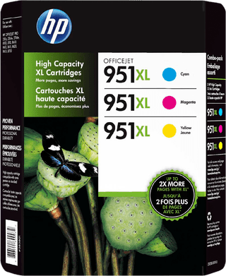 HP 953XL Cartouches Lot de 3 Couleurs