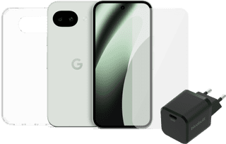 Google Pixel 10a 256GB Lichtgroen 5G + Compleet Accessoirepakket