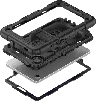 Just in Case Samsung Galaxy Tab A11 Plus Shockproof Étui Noir