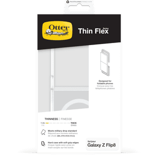 OtterBox Thin Flex Samsung Galaxy Z Flip 8 Back Cover Transparent