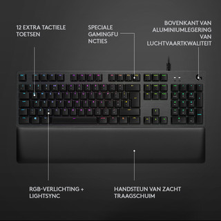 Logitech G512 Carbon Lightsync RGB Mechanical Gaming Keyboard AZERTY