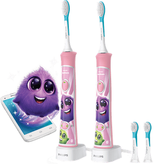Philips Sonicare for Kids Connected HX6352/42 - Lot de 2