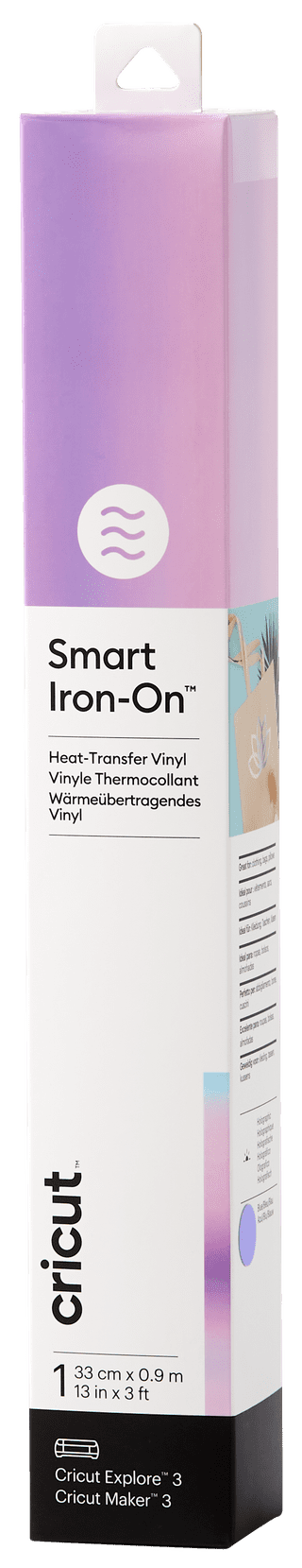 Cricut Smart Iron-on 33x91 Holografisch Transblauw