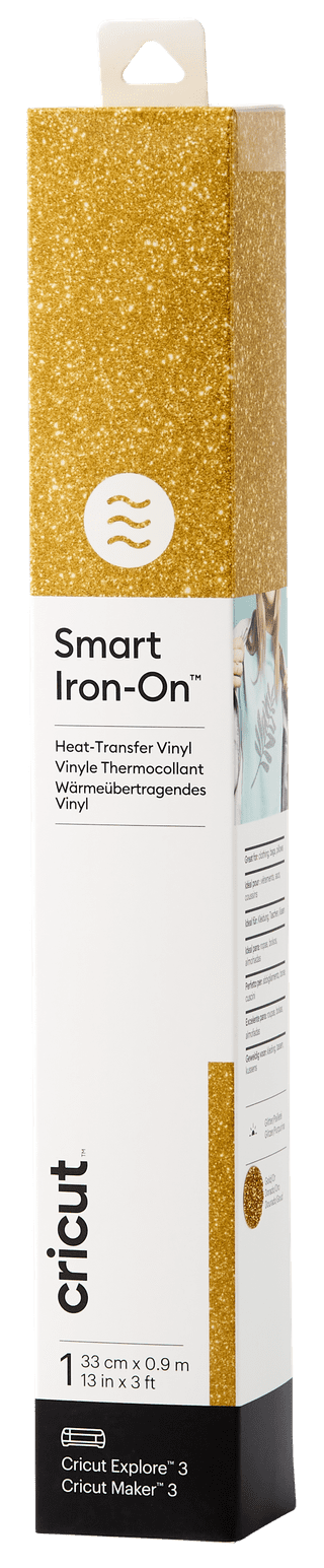 Cricut Smart Iron-on 33x91 Pailleté Or