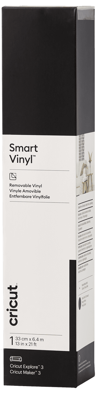 Cricut Smart Vinyl Verwijderbaar 33x640 Zwart