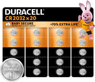 Duracell Specialty CR2032 lithium knoopcelbatterijen 3V 20 stuks