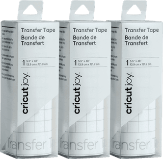 Cricut Joy StandardGrip Bande de Transfert 14x122 Transparent Lot de 3