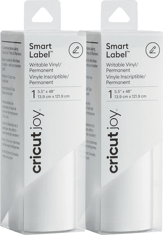 Cricut Joy Smart Étiquettes inscriptibles 14 x 122 Blanc Lot de 2