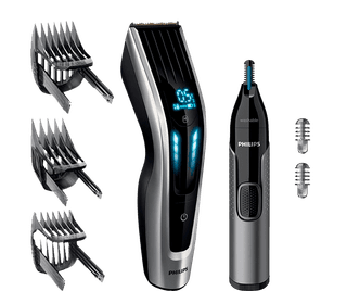 Philips HC9450/15 + Philips NT3650/16 Tondeuse à Nez