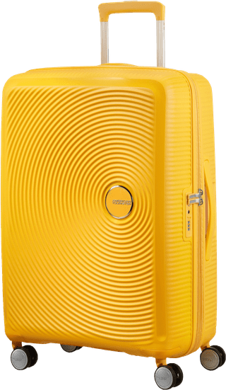 American Tourister Soundbox Valise à 4 Roulettes Extensible 67 cm Golden Yellow