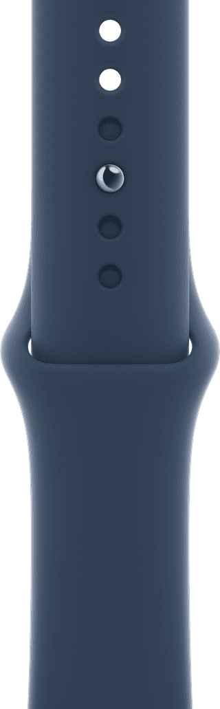 Apple Watch 38/40/41 mm Bracelet Sport en Silicone Bleu Abysse