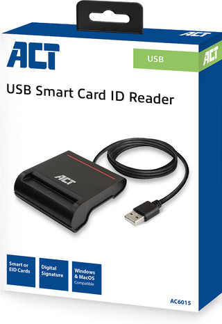 ACT USB 2.0 Smart Card ID reader