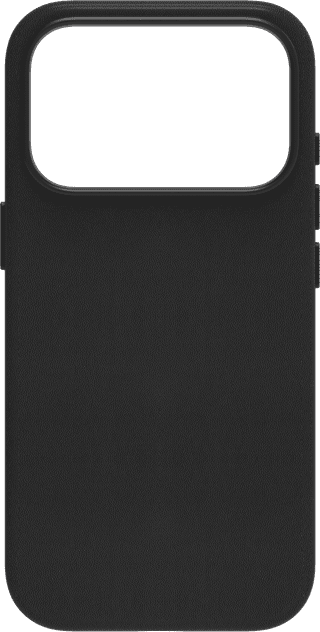 BlueBuilt MagSafe Coque iPhone 18 Pro Cuir Noir + Porte-carte Cuir Noir