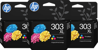 HP 303XL Cartridge Color (3 units)