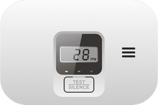 ELRO Blue Line CBFC28 Carbon Monoxide Detector (10 years)