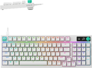 Logitech G316 X 98 Bedrade Gaming Toetsenbord Azerty Wit