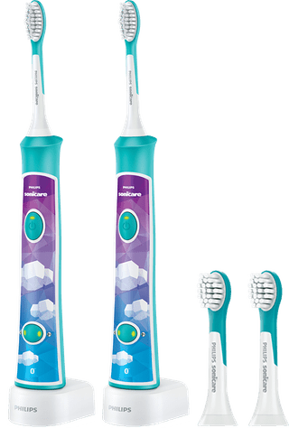 Philips Sonicare for Kids Connected HX6322/04 Lot de 2
