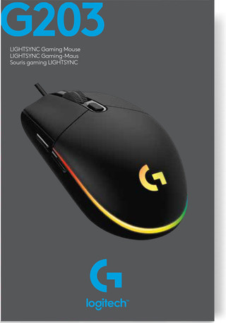 Logitech G203 Lightsync Souris Gamer Noir