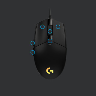 Logitech G203 Lightsync Souris Gamer Noir
