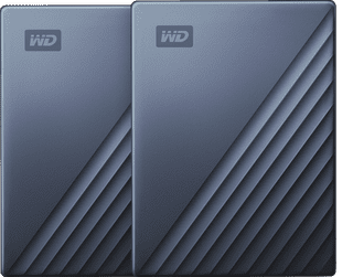WD My Passport for Mac 5TB Type C Blue - Duo Pack
