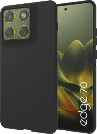Just in Case Soft Design Motorola Edge 70 Back Cover Noir