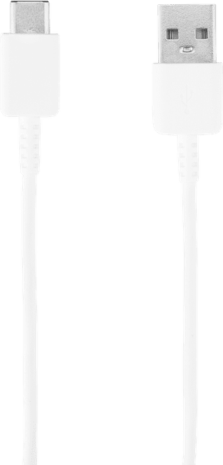 Samsung Câble USB-A vers USB-C 1,5 m Matière Synthétique Blanc