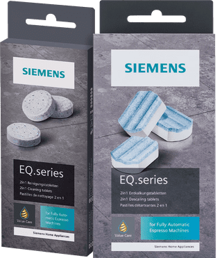 Siemens Pastilles de détartrage + Pastilles de nettoyage