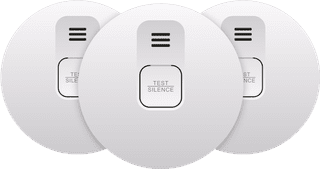 ELRO Blue Line CBFS36 Smoke Detector 3-pack (5 years)