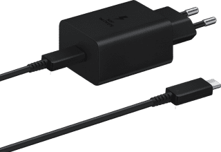 Samsung Super Fast Charging Chargeur 45 W + Câble USB-C 1,8 m Matière Synthétique Noir