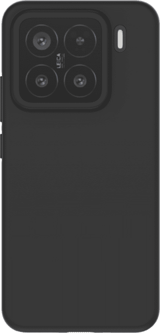 Just in Case Soft Design Xiaomi 17 Back Cover Zwart